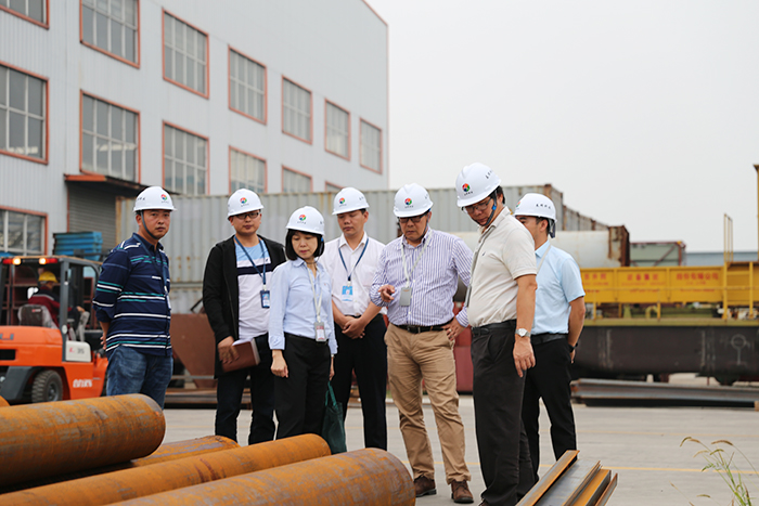In October 2019, Mr. Sun visited our company