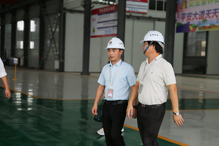 In October 2019, Mr. Sun visited our company